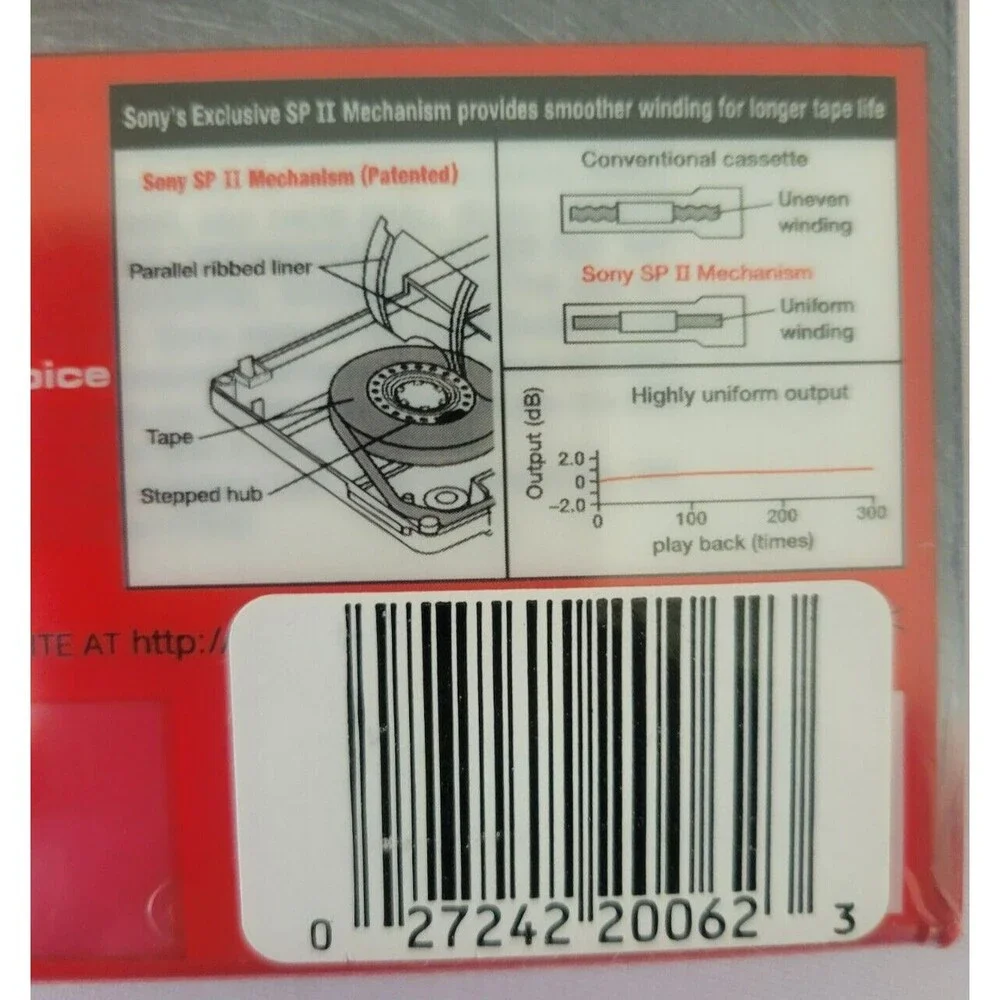 Sony HF 90 Normal Bias Blank Cassette - 90min - 2 Pack Brand New Sealed